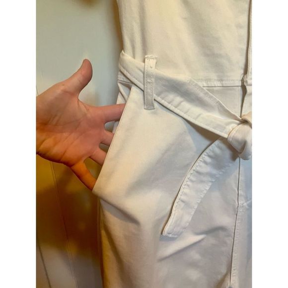 PAIGE Anessa Puff Sleeve Jumpsuit in Quartz Sand NWT size 10 - Picture 12 of 16